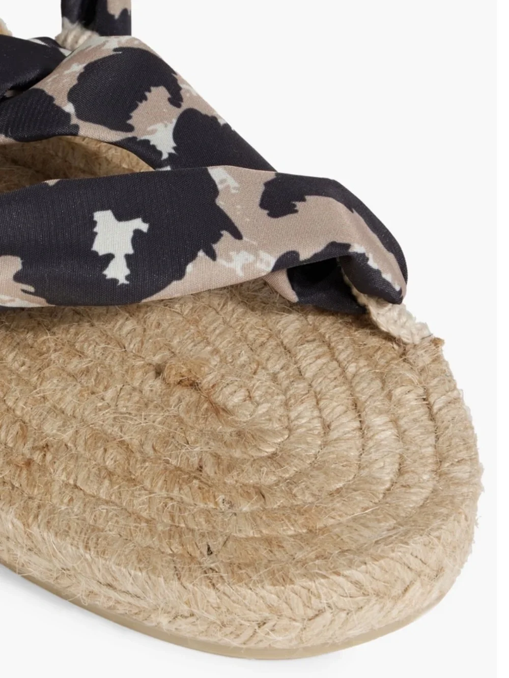 DIANE VON FURSTENBERG X CASTAÑER Paloma printed crepe de chine espadrille sandal